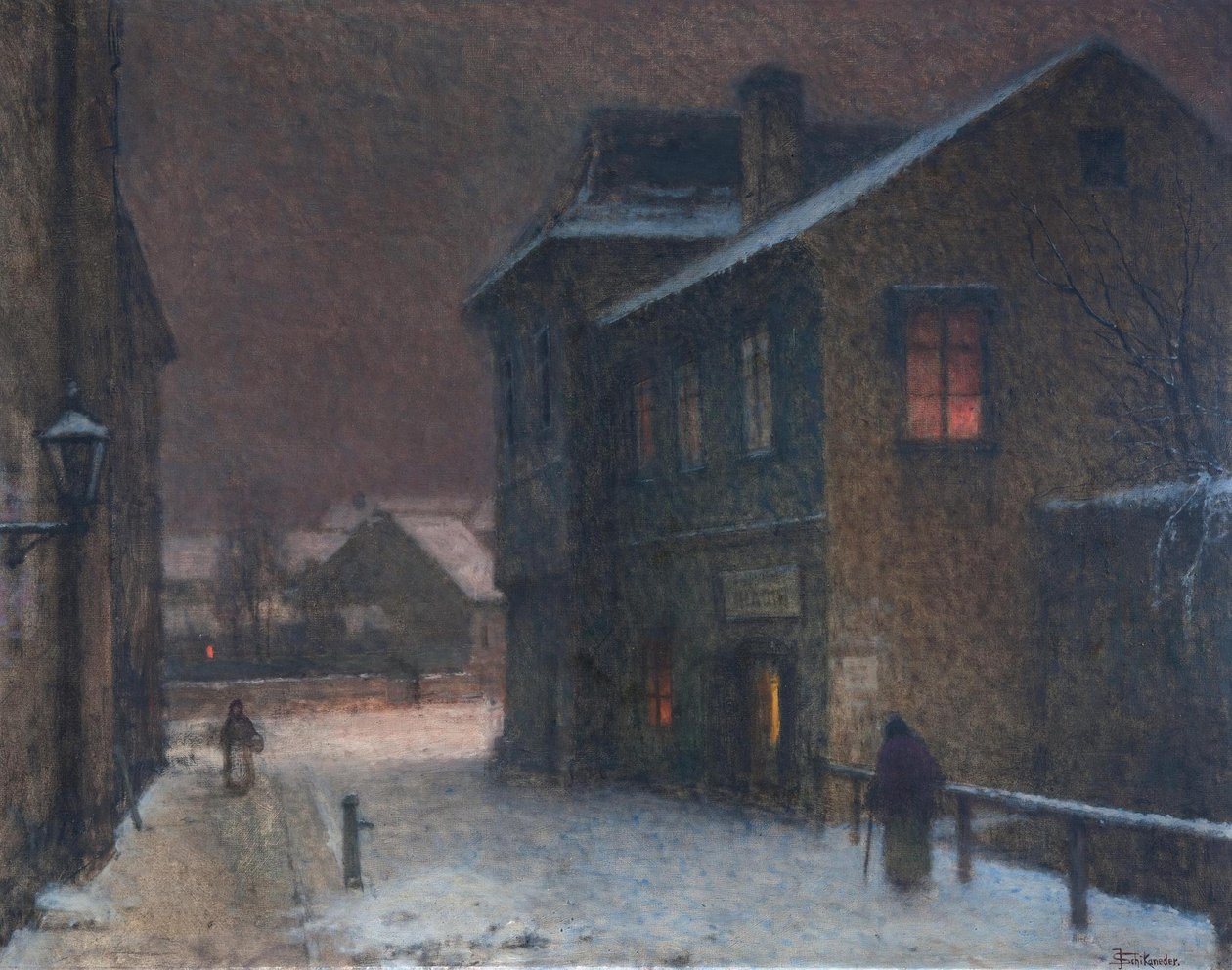 1907-1909年的雪街 作者 雅库布·席卡内德