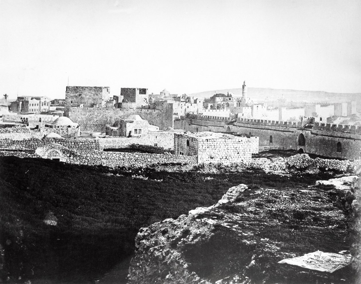 耶稣基督教会和雅法门，1857年 作者 菲利斯·比托（Felice Beato）