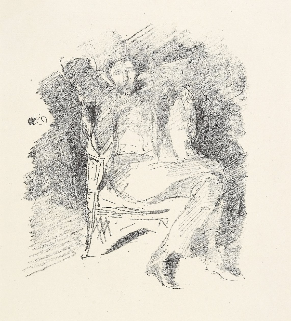 Firelight -Joseph Pennell，No.1,1896 作者 詹姆斯·阿博特·麦克尼尔·惠斯勒