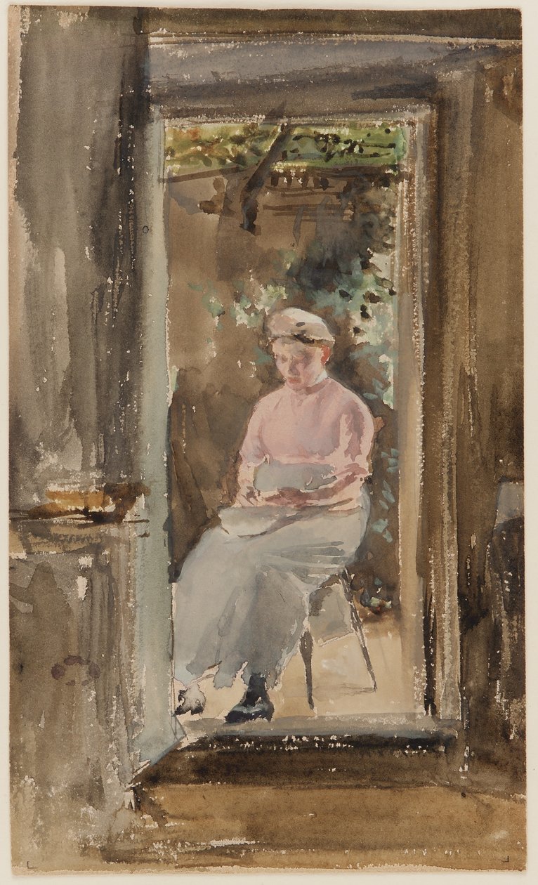 Pink Note：Shelling Peas，188384 作者 詹姆斯·阿博特·麦克尼尔·惠斯勒