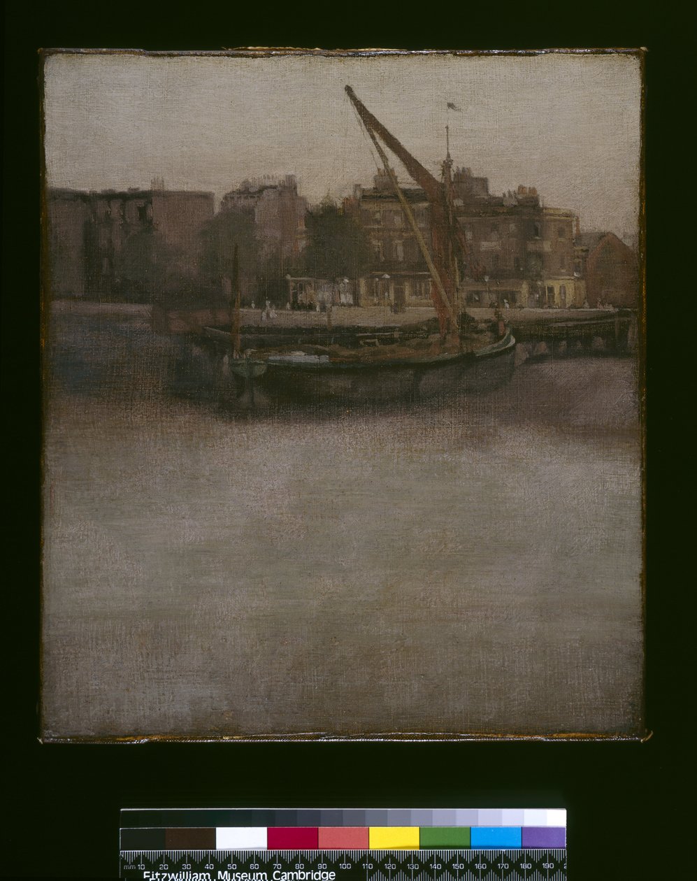 灰色和棕色的交响曲（Lindsey Row，Chelsea），c.1834-1948 作者 詹姆斯·阿博特·麦克尼尔·惠斯勒