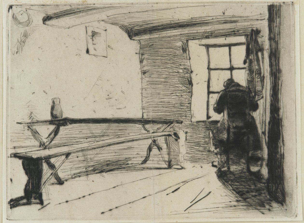Miser，c.1861（纸上干点） 作者 詹姆斯·阿博特·麦克尼尔·惠斯勒
