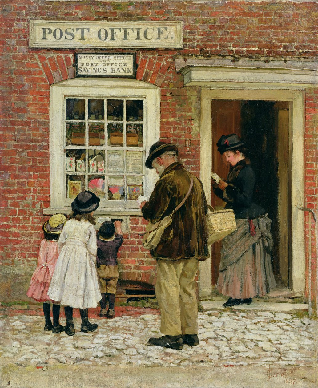 The Village Shop，1887 作者 詹姆斯·查尔斯