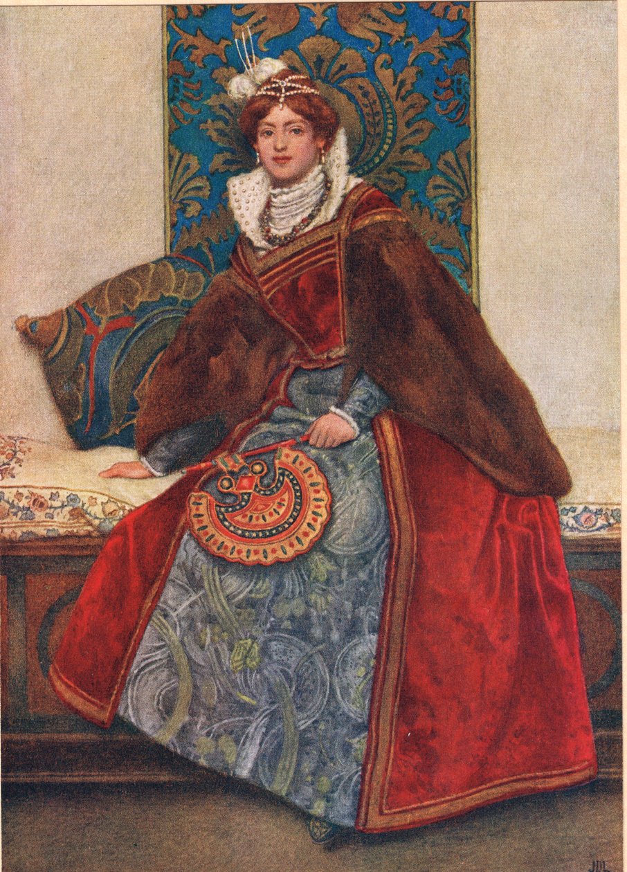 Portia，来自&39;The Merchant of Venice&39;，c.1910 作者 詹姆斯·德罗姆哥·林顿