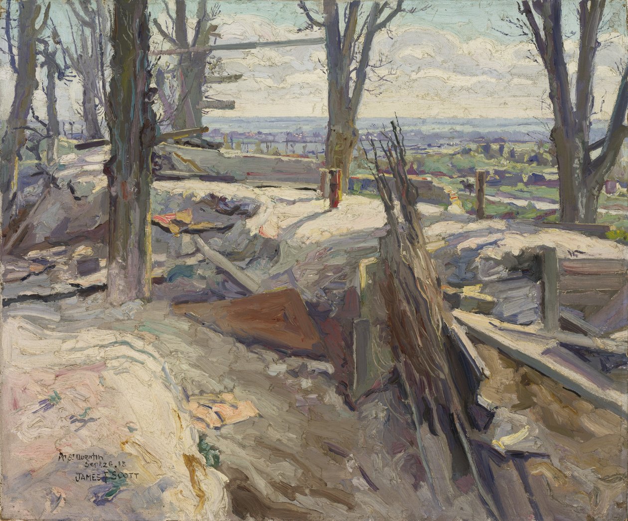 Mont St Quentin，1918年 作者 詹姆斯·斯科特