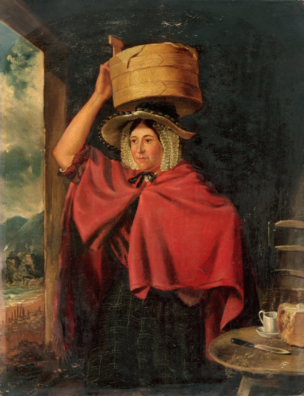 威尔士Cocklewoman，1888年 作者 詹姆斯·弗莱维特·穆洛克
