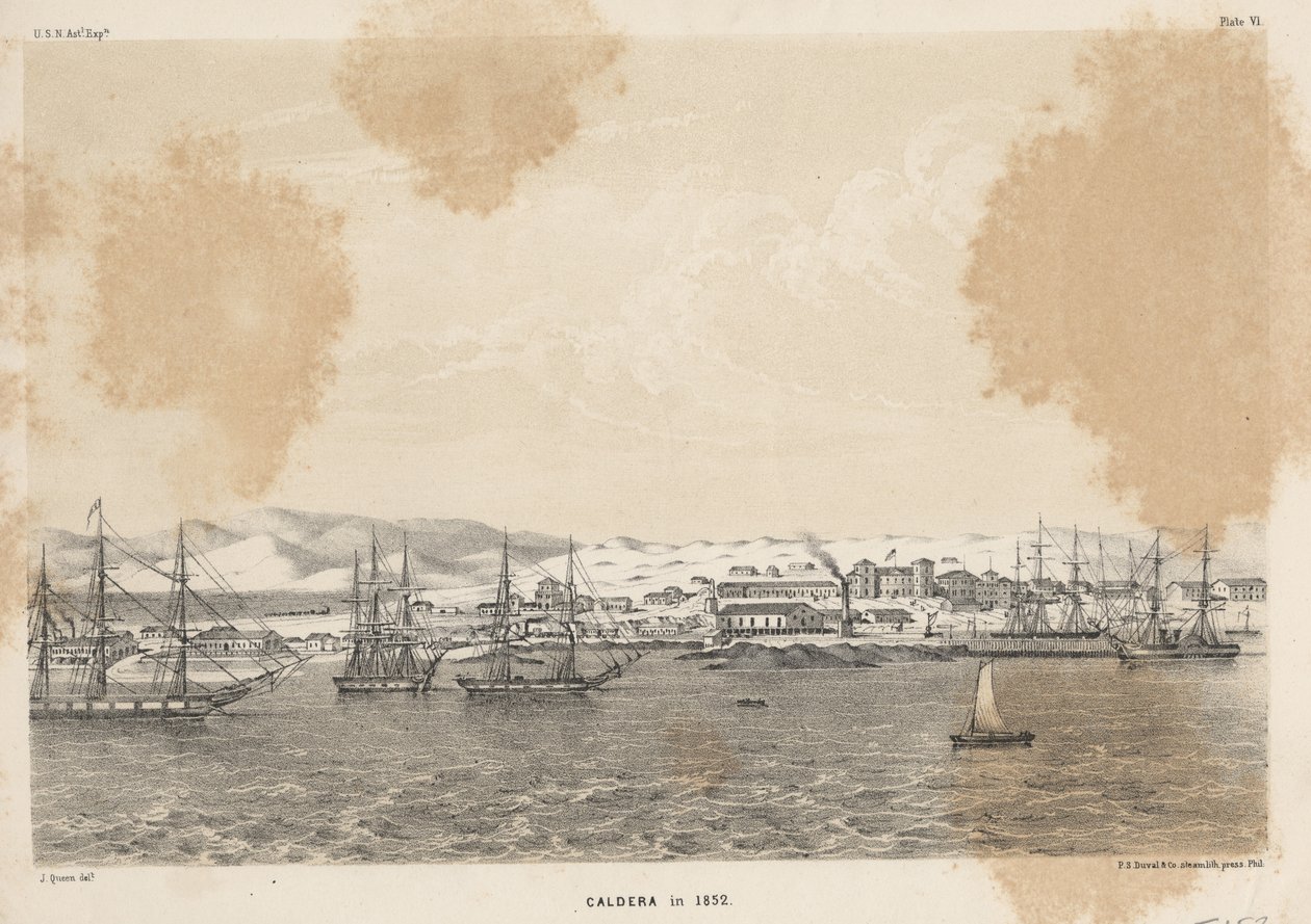 1852年，1855年的火山口 作者 詹姆斯·富勒·皇后