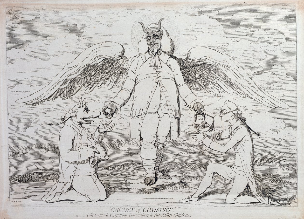 G.Humphrey于1782年出版的“舒适的面包屑，或老东正教为他的堕落儿童恢复安慰” 作者 詹姆斯·吉里