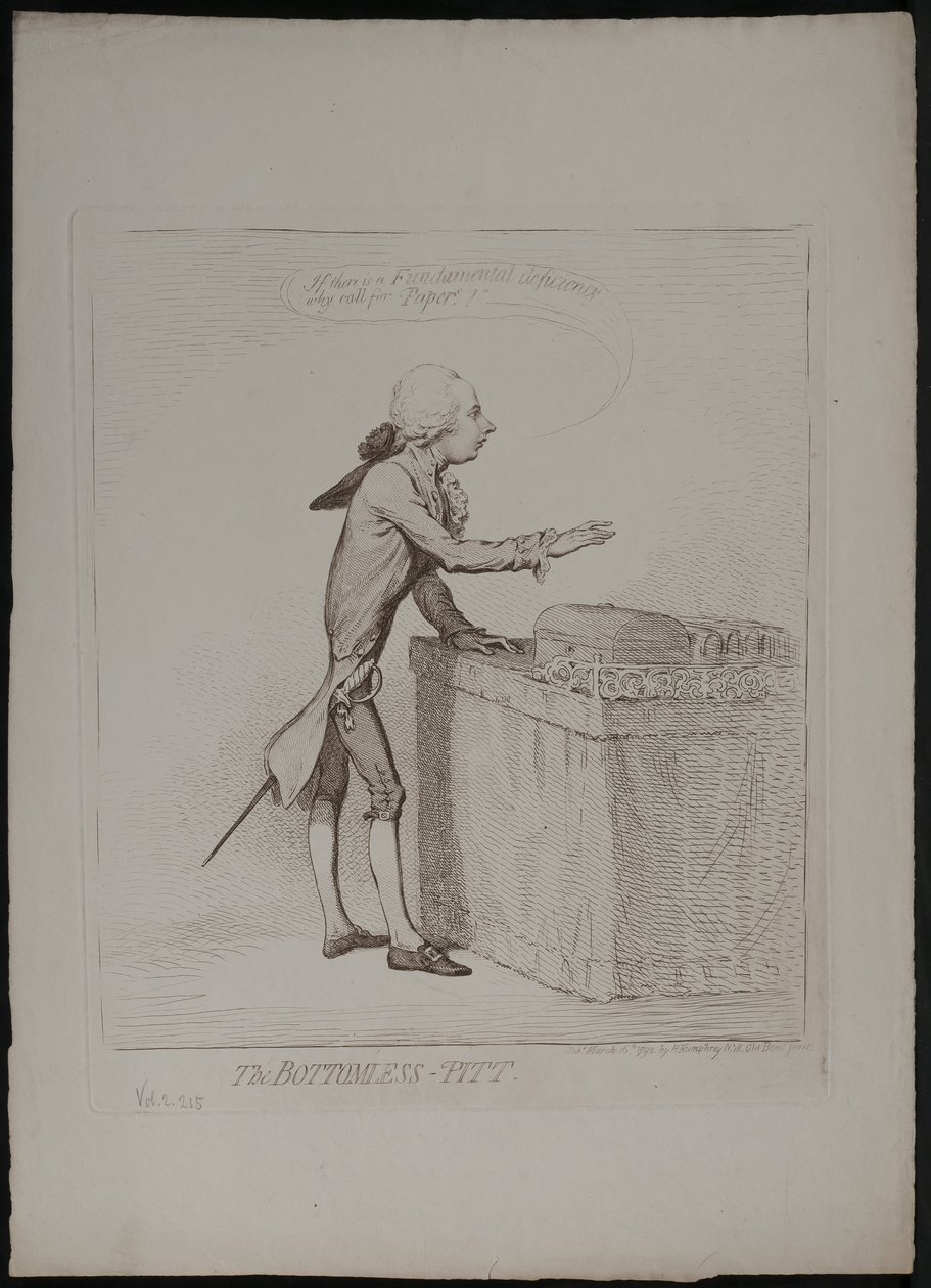 The Bottomless Pitt，1792 作者 詹姆斯·吉里