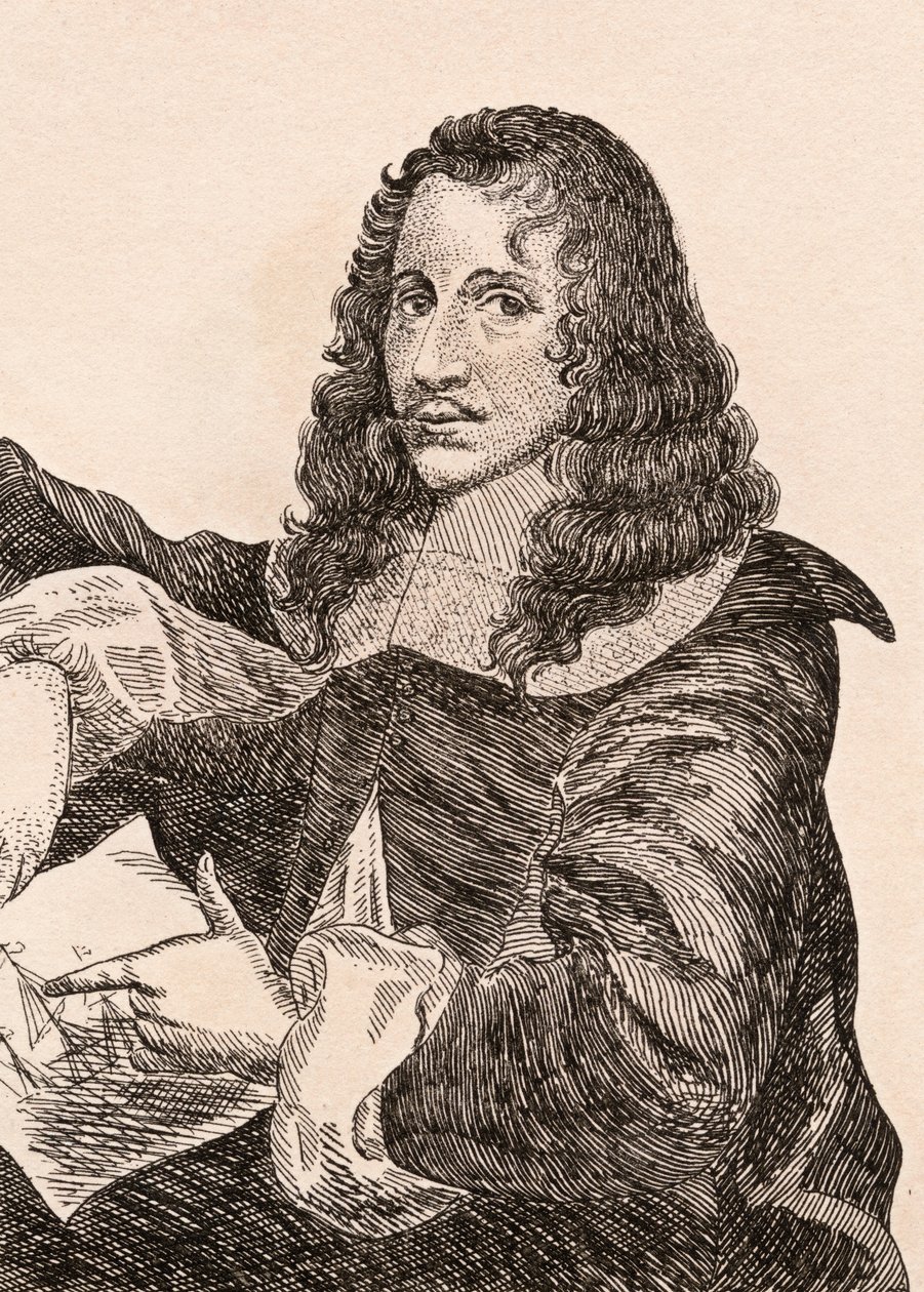 Bonaventura Peeters the Elder，插图来自&39;真实原创的着名画家的75幅肖像&39;，于1817年出版，伦敦 作者 詹姆斯·吉尔丁