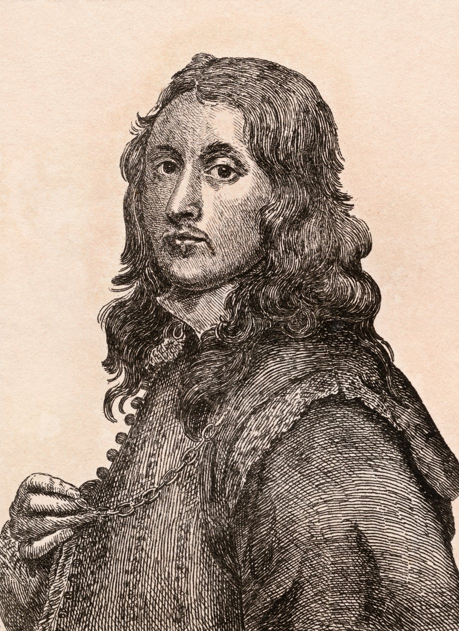 Gonzalez Coques，来自真实原创的&39;75肖像着名画家肖像&39;，于1817年在伦敦出版 作者 詹姆斯·吉尔丁