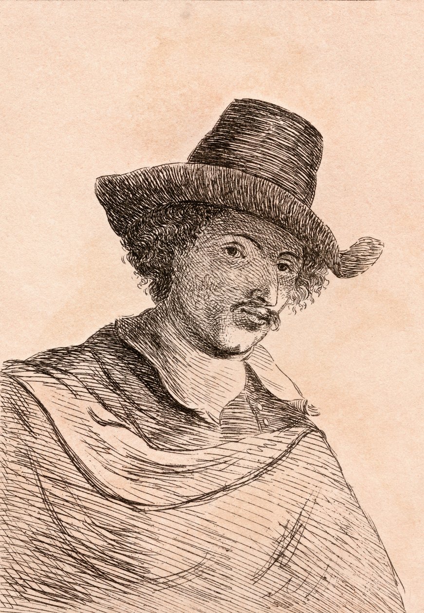 Jan Baptist Weenix，来自“真实原创的着名画家肖像”的插图，于1817年在伦敦出版 作者 詹姆斯·吉尔丁