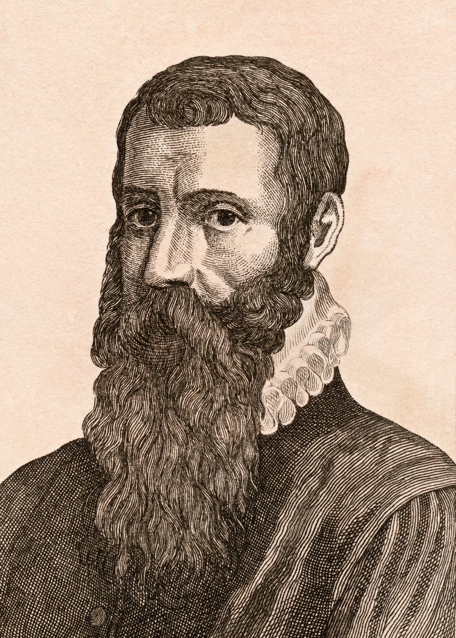 Jan Brueghel the Elder，插图来自&39;真实原创的着名画家肖像&39;，于1817年在伦敦出版 作者 詹姆斯·吉尔丁