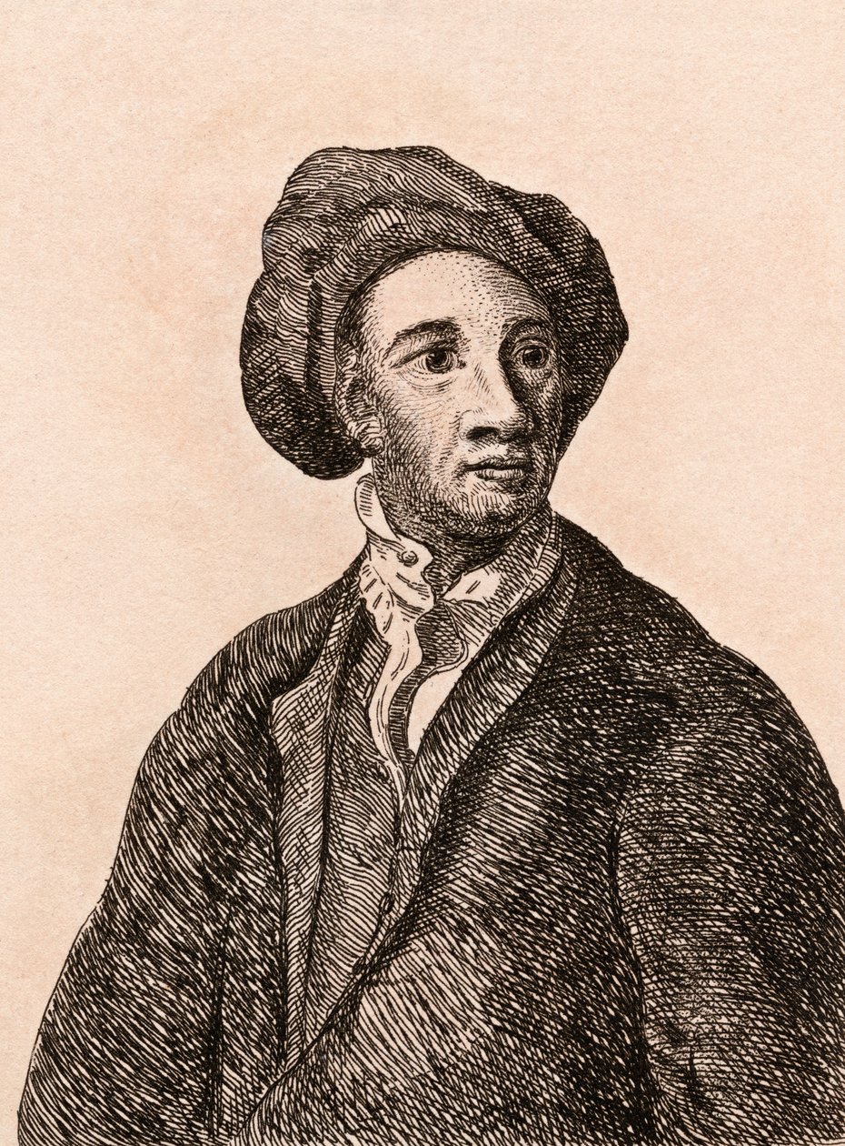 Jean Baptiste Monnoyer，来自真实原创的&39;75肖像着名画家肖像&39;，于1817年在伦敦出版 作者 詹姆斯·吉尔丁