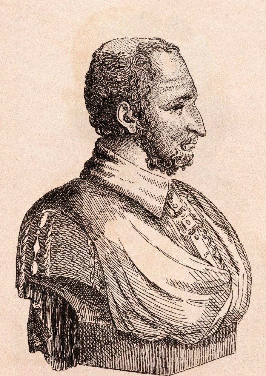 Paolo Veronese，来自真实原创的&39;75肖像着名画家肖像&39;，于1817年在伦敦出版 作者 詹姆斯·吉尔丁