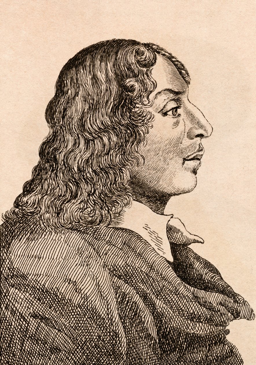 Salvatore Rosa，“来自真实原创的着名画家肖像”的插图，于1817年在伦敦出版 作者 詹姆斯·吉尔丁
