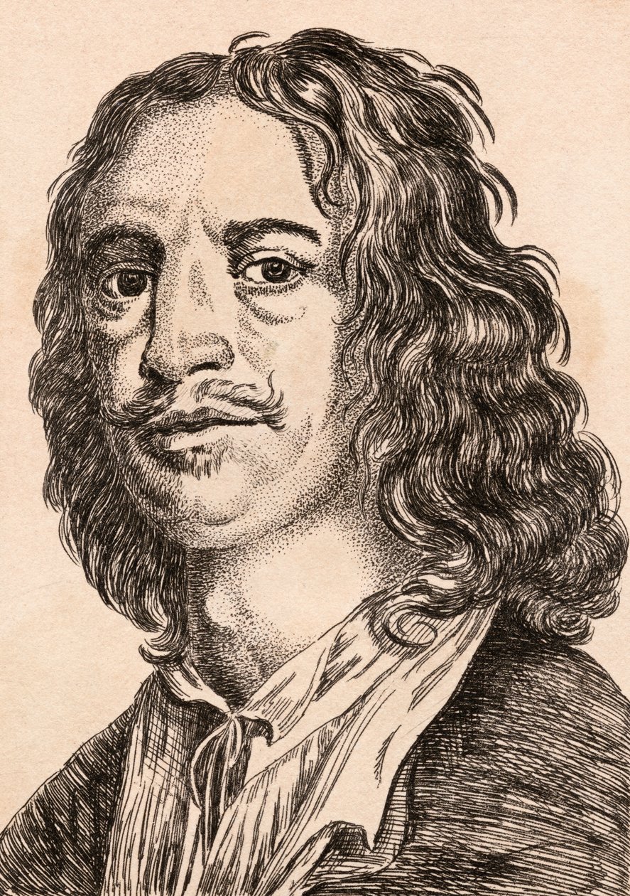 威廉·多布森（William Dobson），来自“真实原创的着名画家肖像画像”，1817年在伦敦出版 作者 詹姆斯·吉尔丁