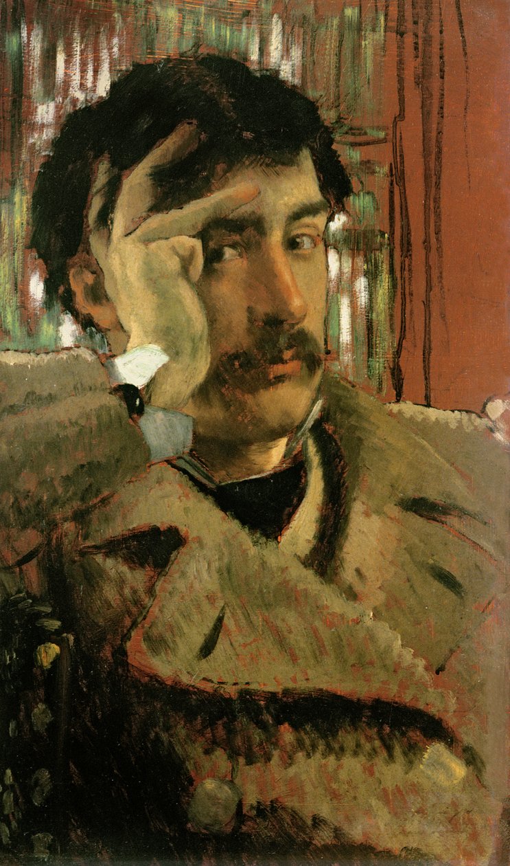 自画像，第1865页（面板） 作者 詹姆斯·雅克·约瑟夫·天梭