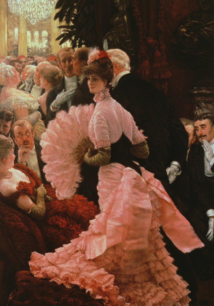 接待处或L&39;Ambitieuse（政治女性）c.1883-85 作者 詹姆斯·雅克·约瑟夫·天梭