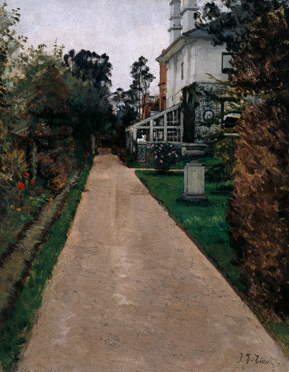 17 Grove-Road的花园景观，1874-82 作者 詹姆斯·雅克·约瑟夫·天梭