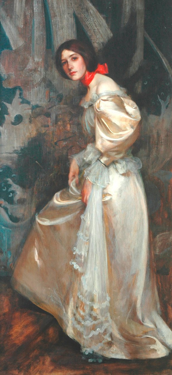 The Stairs，c.1899 作者 詹姆斯·杰布萨·香农
