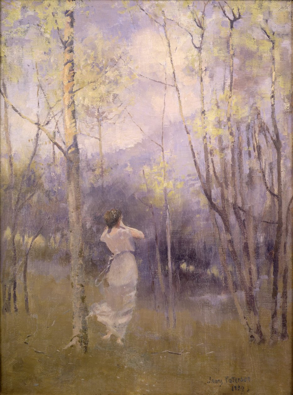 春天在Moniaive，1889年 作者 詹姆斯·帕特森