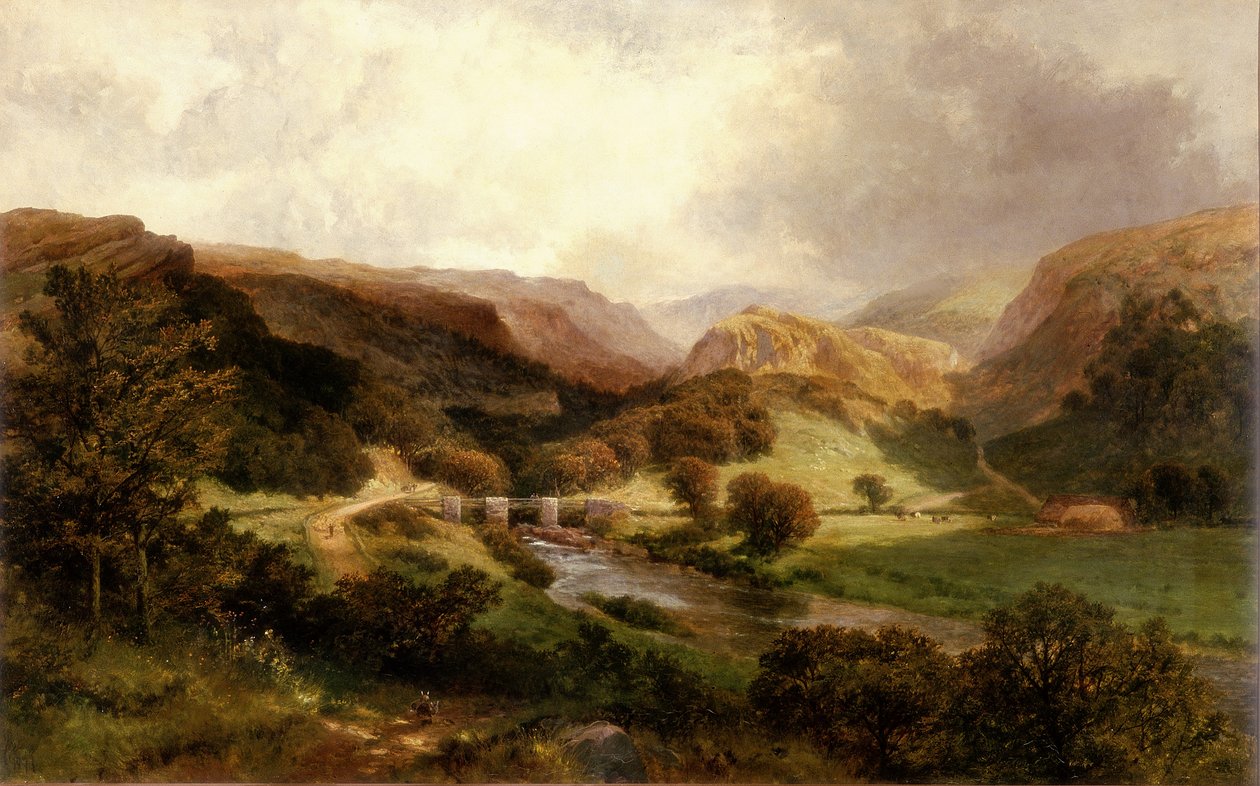 Pont-y-Pant和北威尔士的Lledr Valley 作者 詹姆斯·皮尔