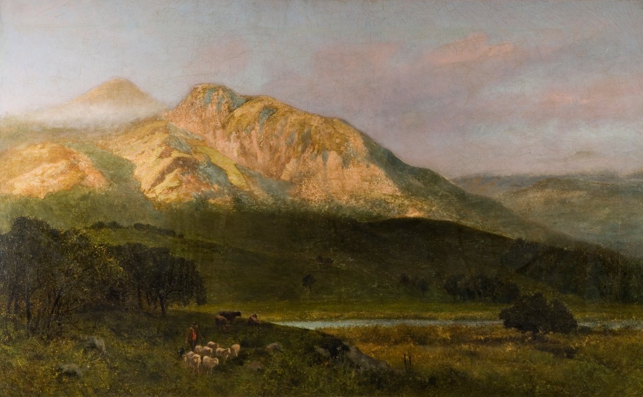 在Loughrigg，Cumbria的日出 作者 詹姆斯·皮尔