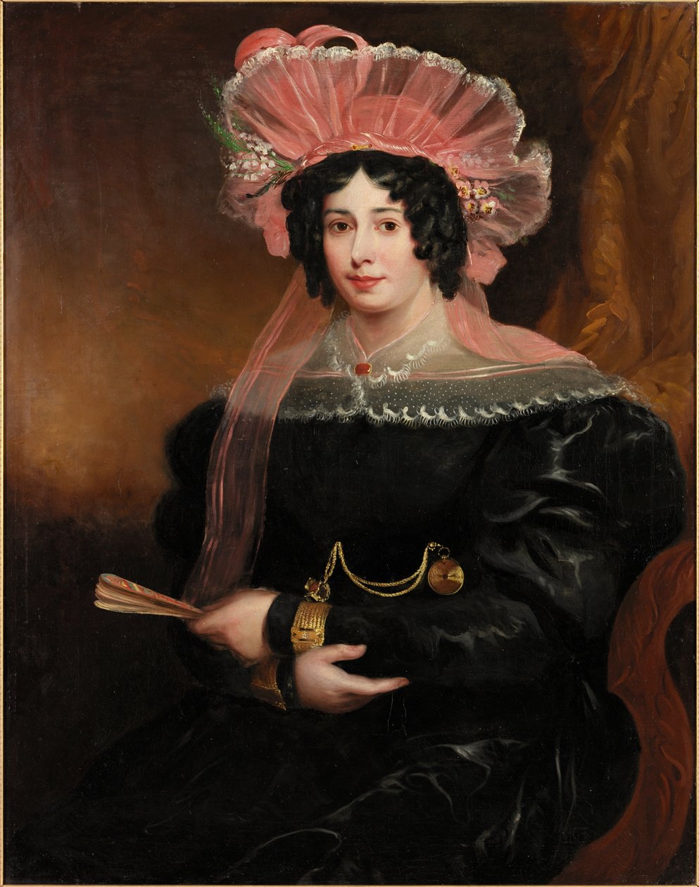 理查德格兰杰夫人的肖像，c.1827 作者 詹姆斯·拉姆齐