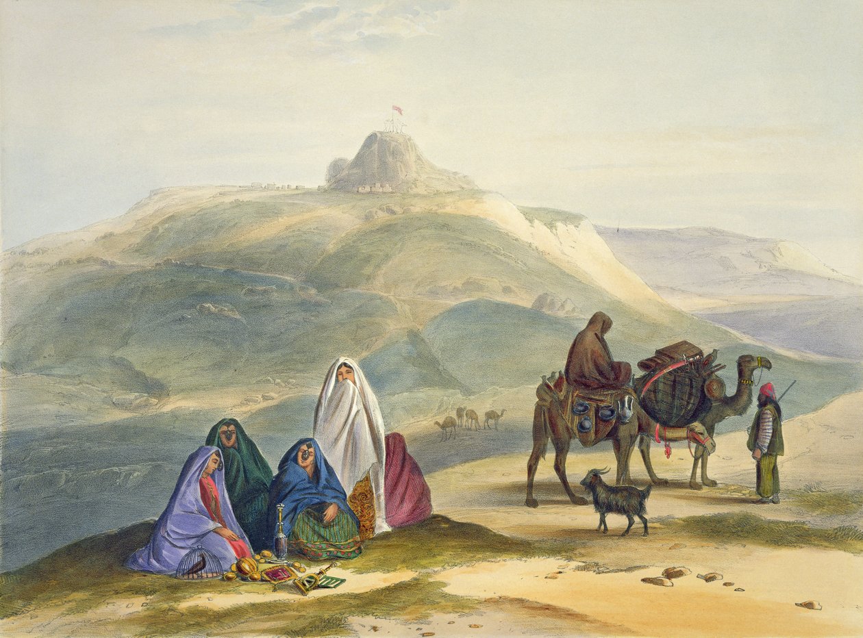 Kelaut-i-Chiljie，来自&39;阿富汗的风景，居民和服装&39;的第8块板，由R. Carrick（c.1829-1904）雕刻，1848年 作者 詹姆斯·拉特雷