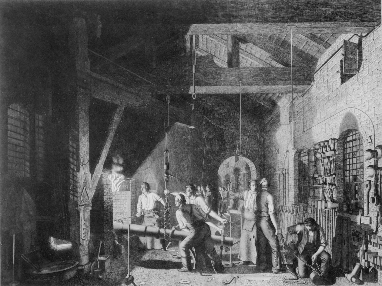 The Forge，1859 作者 詹姆斯·夏普尔斯
