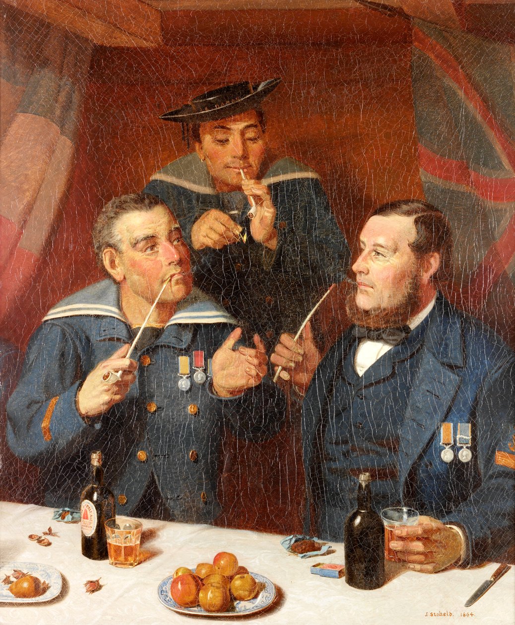管道和平，1864年 作者 詹姆斯·斯托克