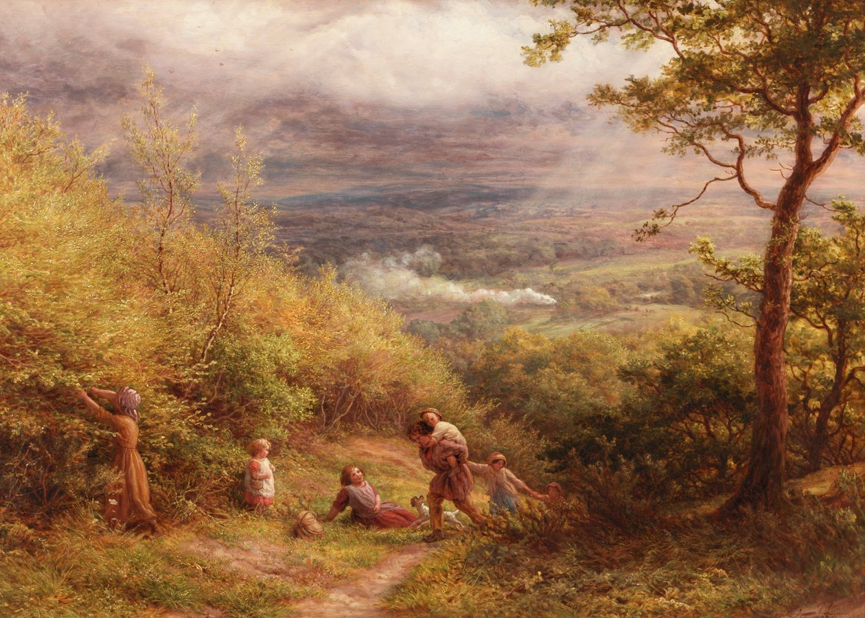 The Last Gleam，1872 作者 詹姆斯·托马斯·林内尔