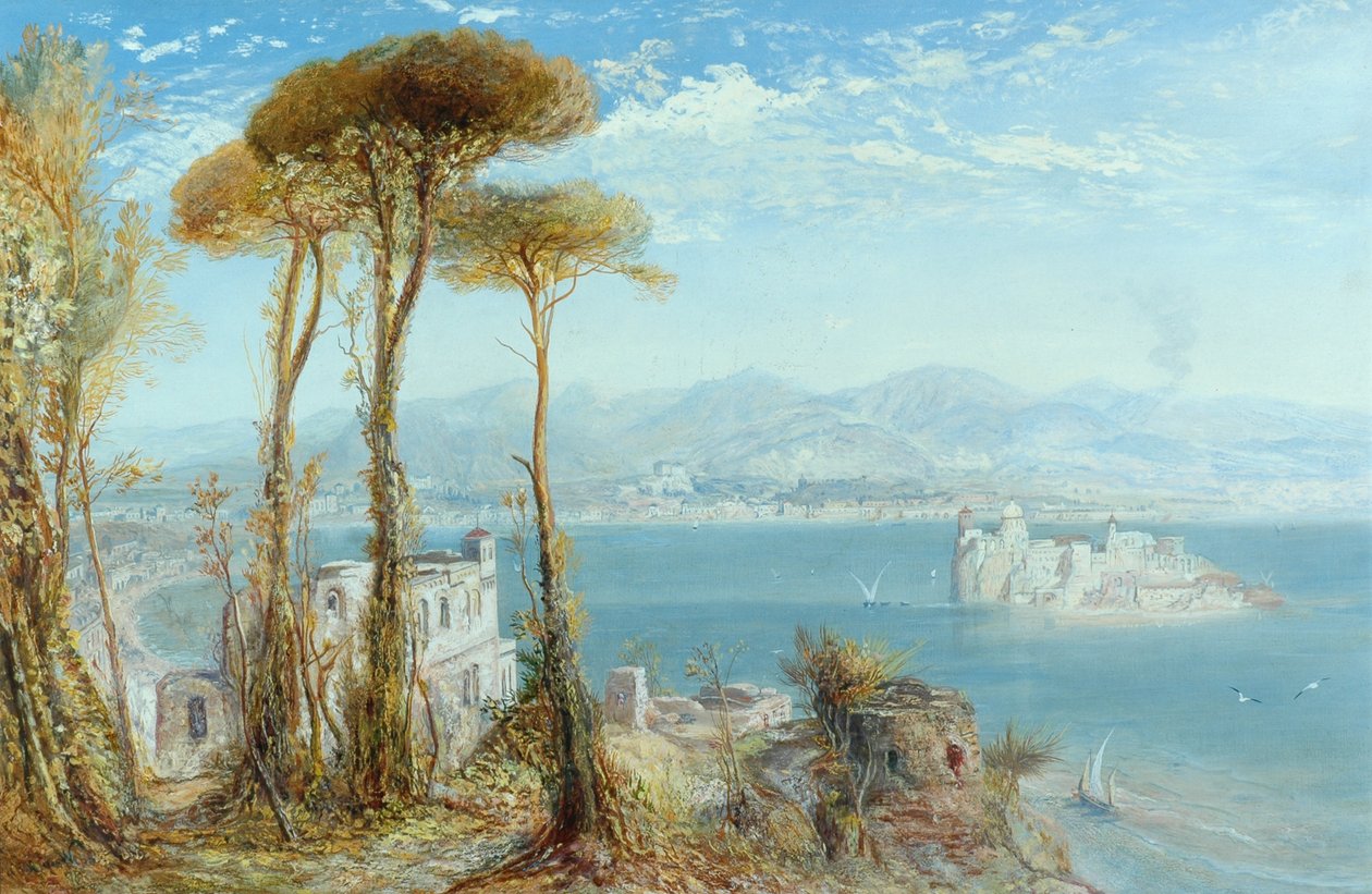 那不勒斯湾，1876年 作者 詹姆斯·韦伯