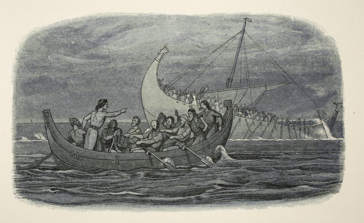 从英国公元前55年到公元1485年的白色船舶残骸，酒吧。伦敦，1863年 作者 詹姆斯·威廉·埃德蒙·道尔