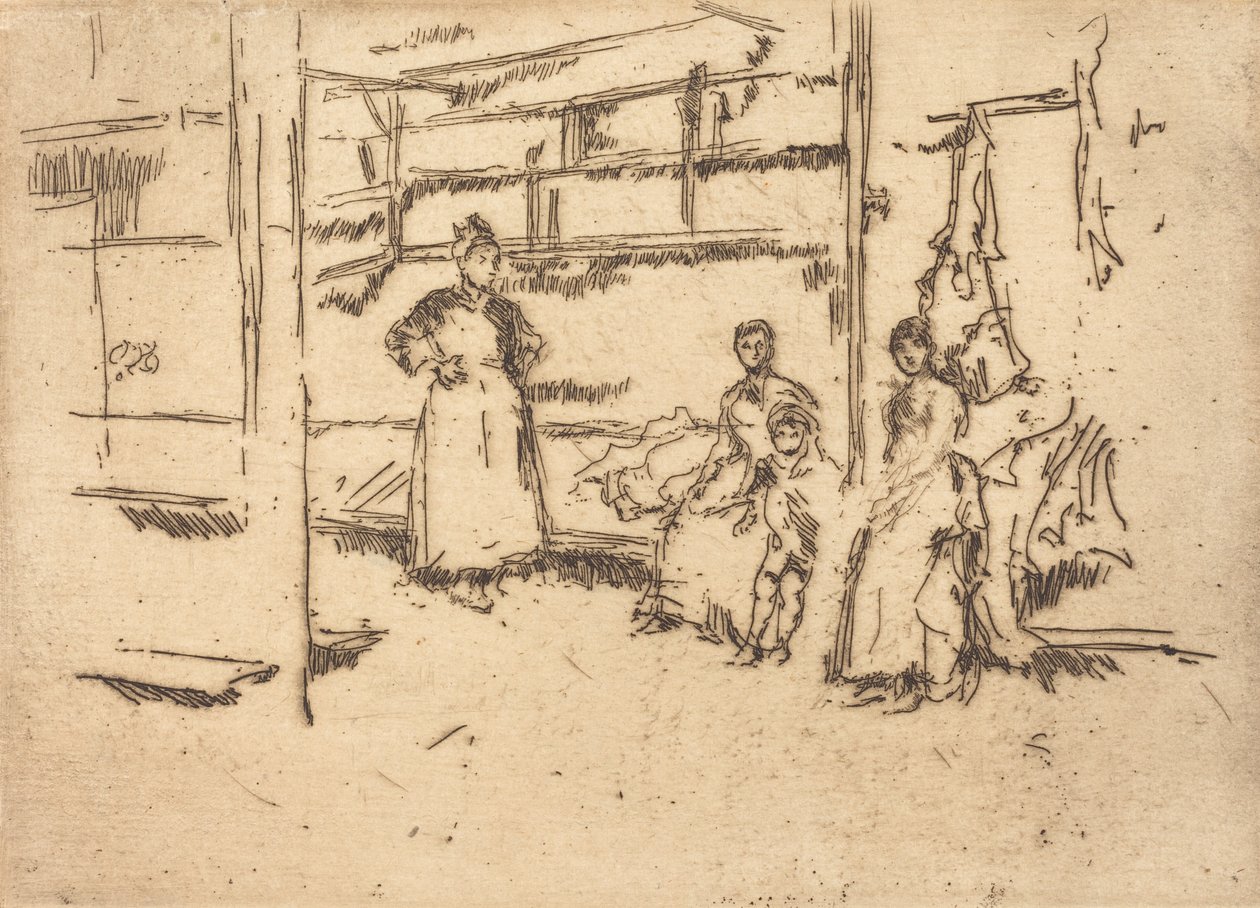 出售后，Hounsditch，约18861888。 作者 詹姆斯·阿博特·麦克尼尔·惠斯勒