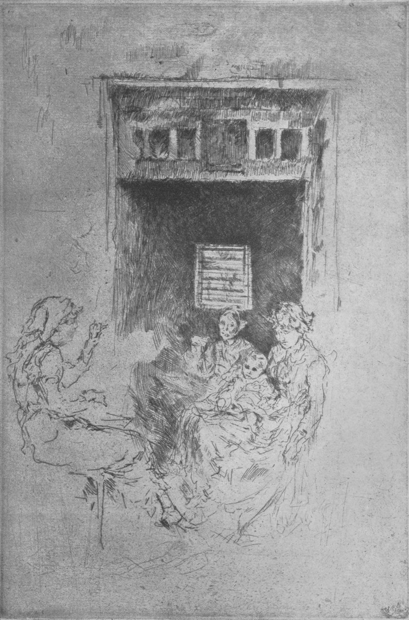 串珠机，c1880，1904 作者 詹姆斯·阿博特·麦克尼尔·惠斯勒