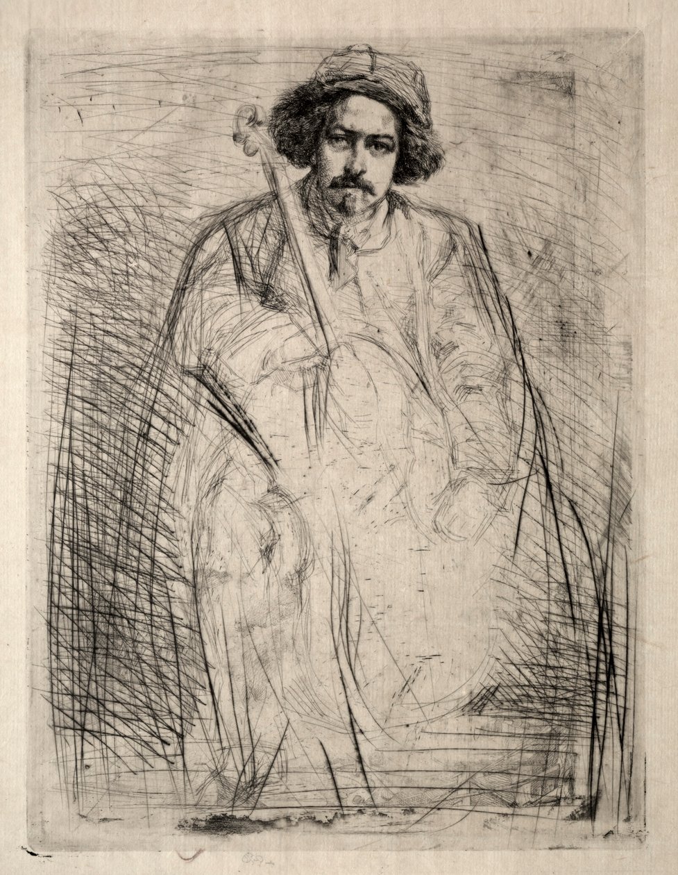 比克凯（Becquet），1871年。 作者 詹姆斯·阿博特·麦克尼尔·惠斯勒