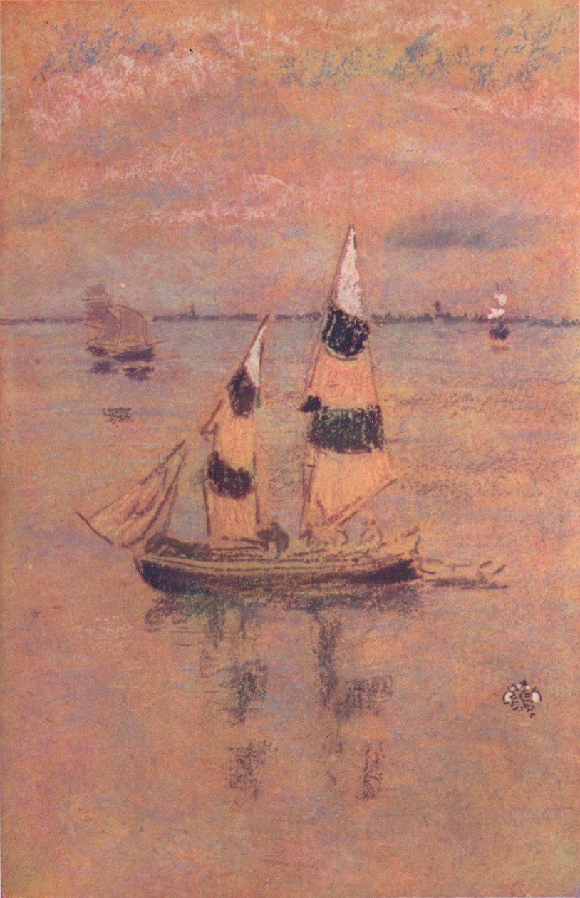 黑色和金色，威尼斯，c1860，1904年 作者 詹姆斯·阿博特·麦克尼尔·惠斯勒
