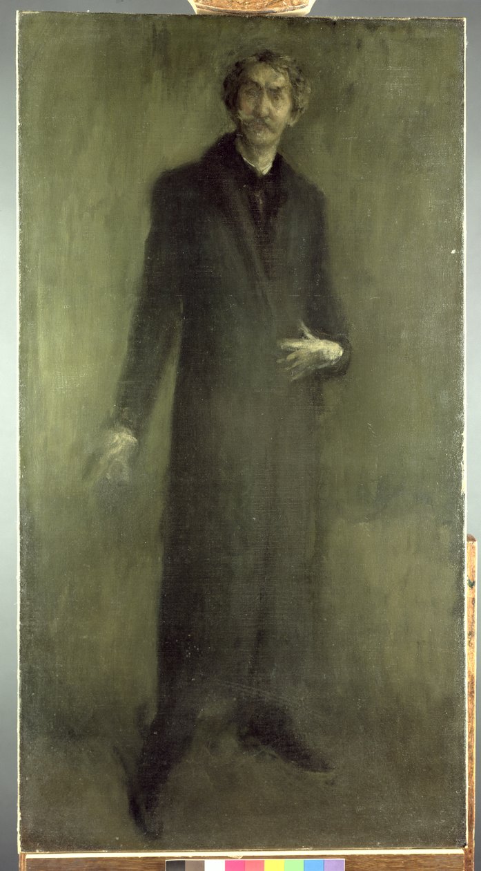 布朗和金，1895-1900 作者 詹姆斯·阿博特·麦克尼尔·惠斯勒
