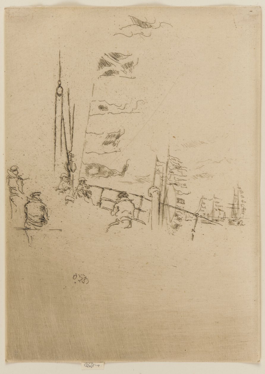 Bunting, 1887. 作者 詹姆斯·阿博特·麦克尼尔·惠斯勒