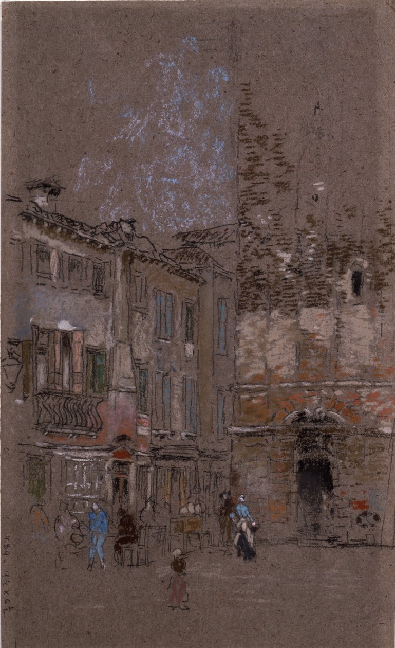 Campanile Santa Margherita，1879-80 作者 詹姆斯·阿博特·麦克尼尔·惠斯勒