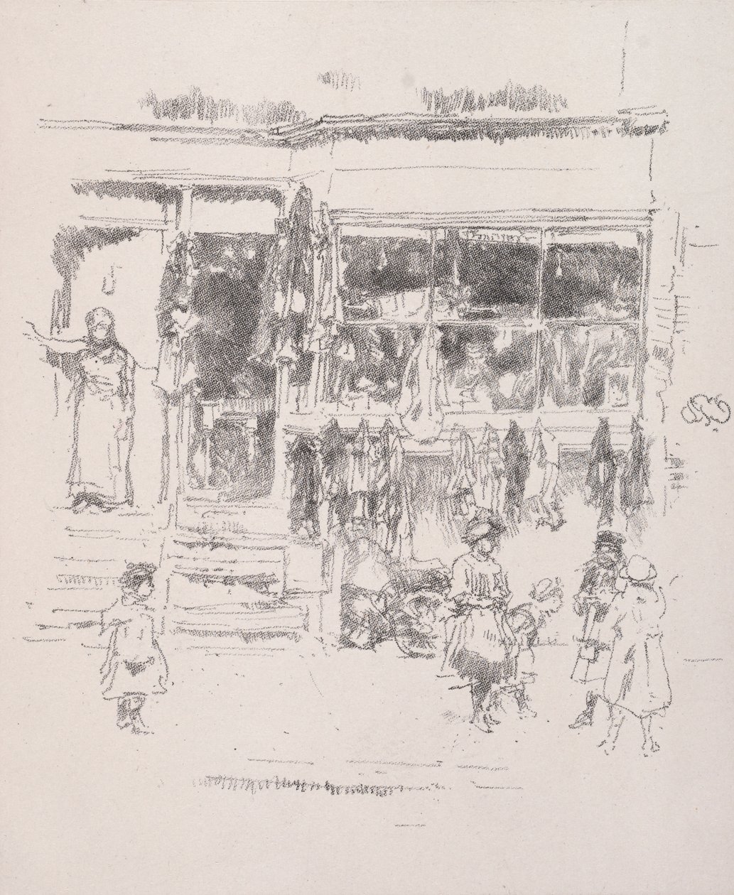 切尔西破布，1888年。 作者 詹姆斯·阿博特·麦克尼尔·惠斯勒
