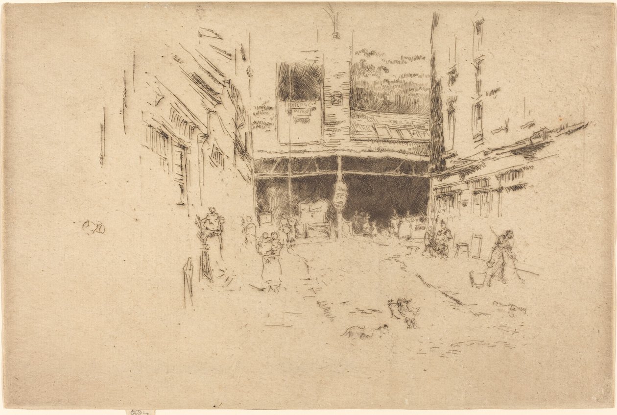 衣服交换》，第I期，1887年。 作者 詹姆斯·阿博特·麦克尼尔·惠斯勒