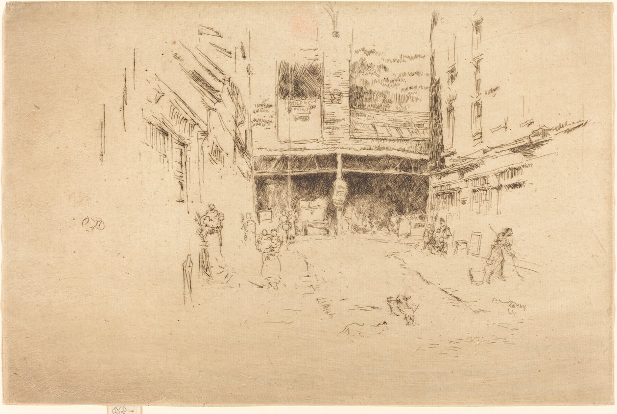衣服交换》，第I期，1887年。 作者 詹姆斯·阿博特·麦克尼尔·惠斯勒