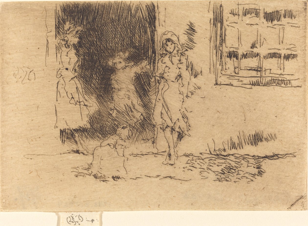 山寨门，约1884年至1886年。 作者 詹姆斯·阿博特·麦克尼尔·惠斯勒