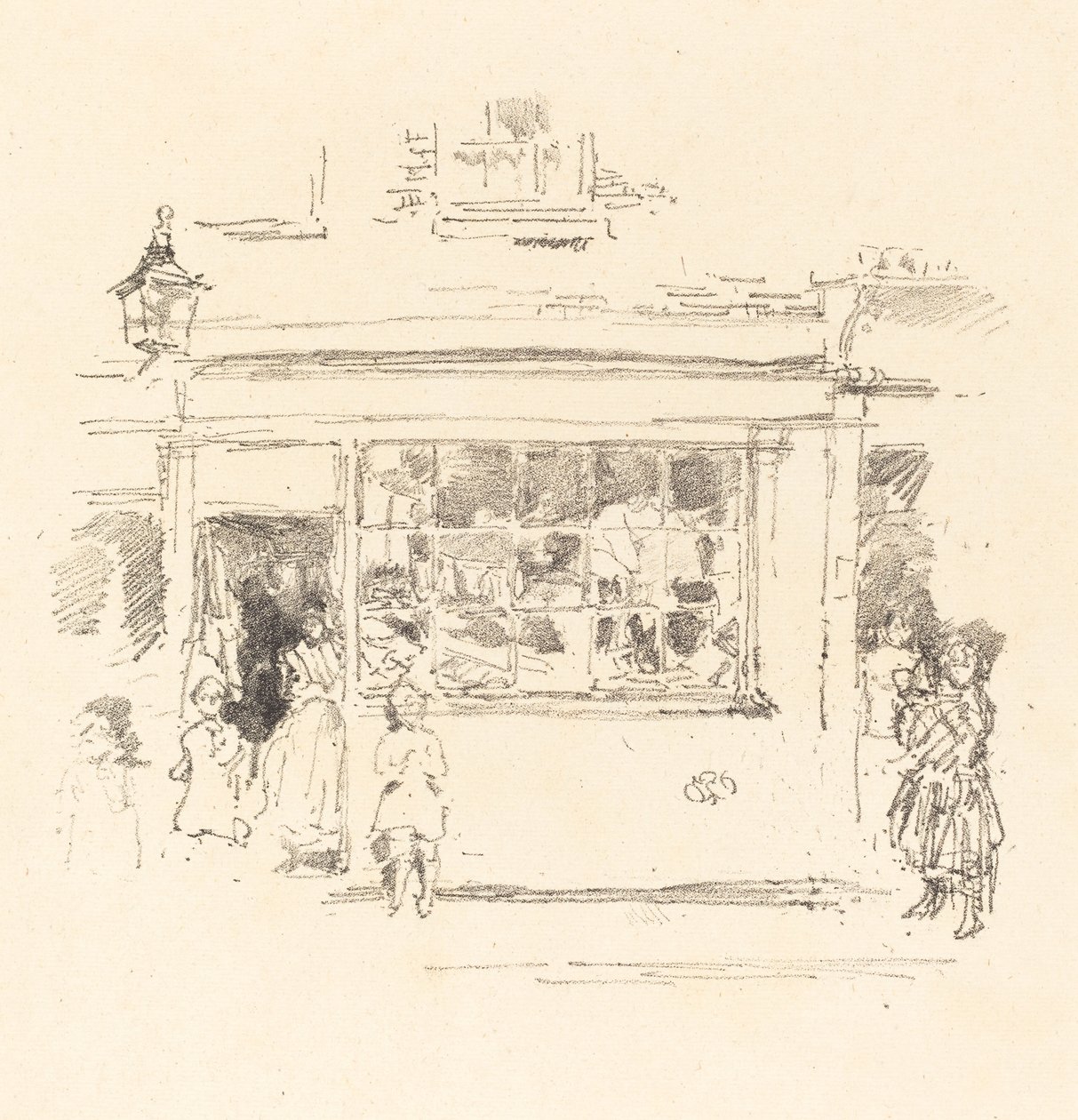 Drury Lane Rags, 1888年。 作者 詹姆斯·阿博特·麦克尼尔·惠斯勒