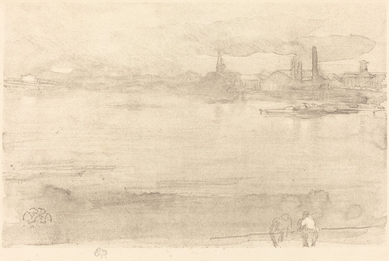 清晨，1878年。 作者 詹姆斯·阿博特·麦克尼尔·惠斯勒