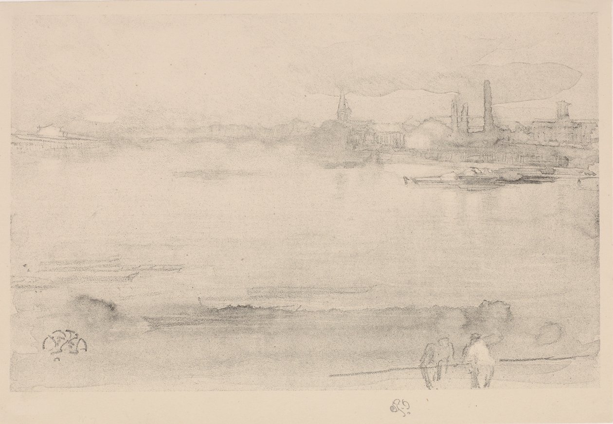 清晨，1878年。 作者 詹姆斯·阿博特·麦克尼尔·惠斯勒