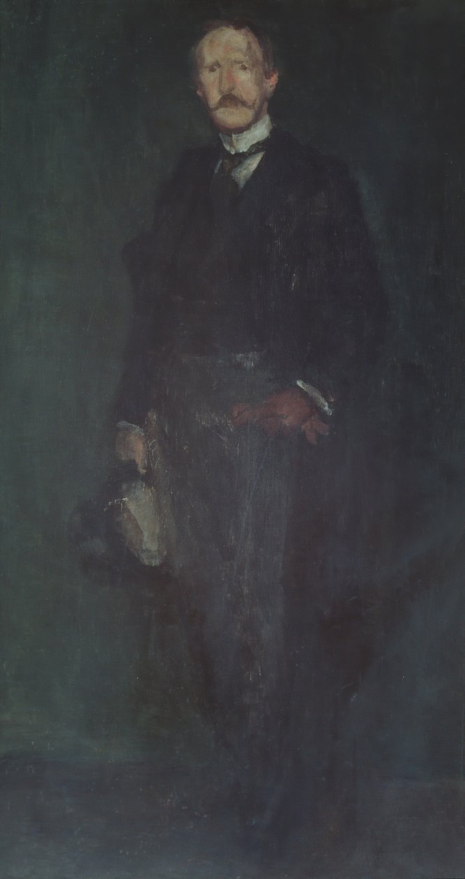 爱德华·古思里·肯尼迪（Edward Guthrie Kennedy），1893-95年。 作者 詹姆斯·阿博特·麦克尼尔·惠斯勒